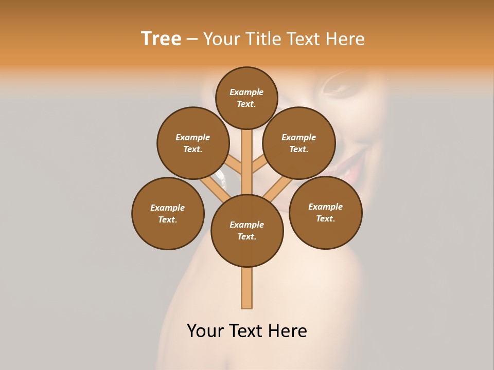 People Brunette Fresh PowerPoint Template