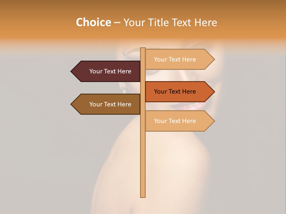 People Brunette Fresh PowerPoint Template