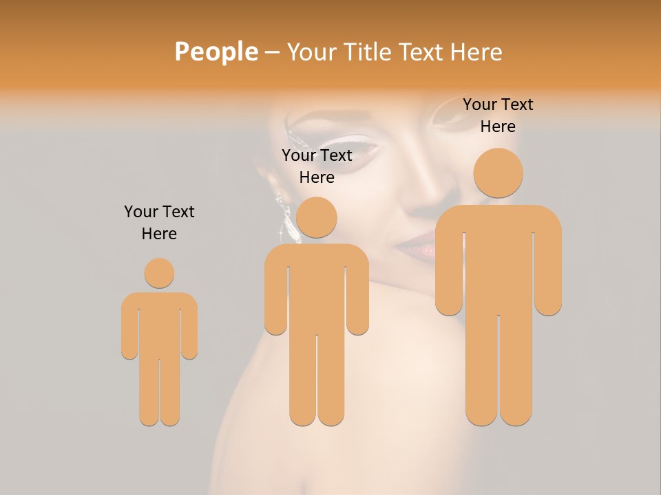 People Brunette Fresh PowerPoint Template