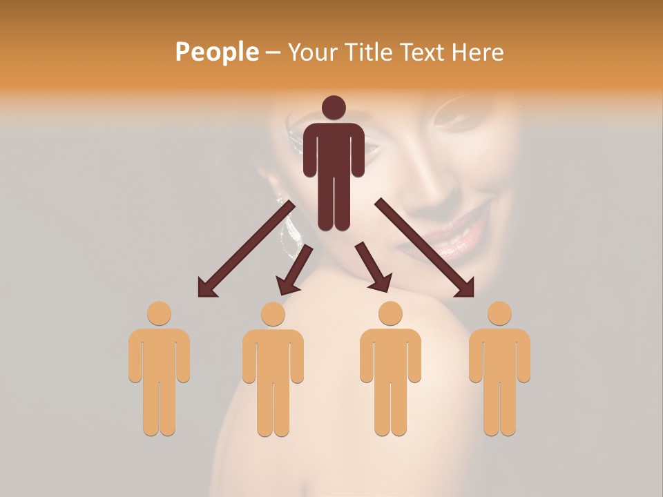 People Brunette Fresh PowerPoint Template