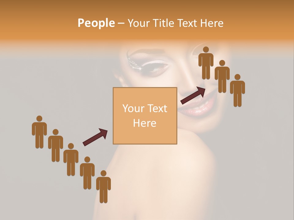 People Brunette Fresh PowerPoint Template