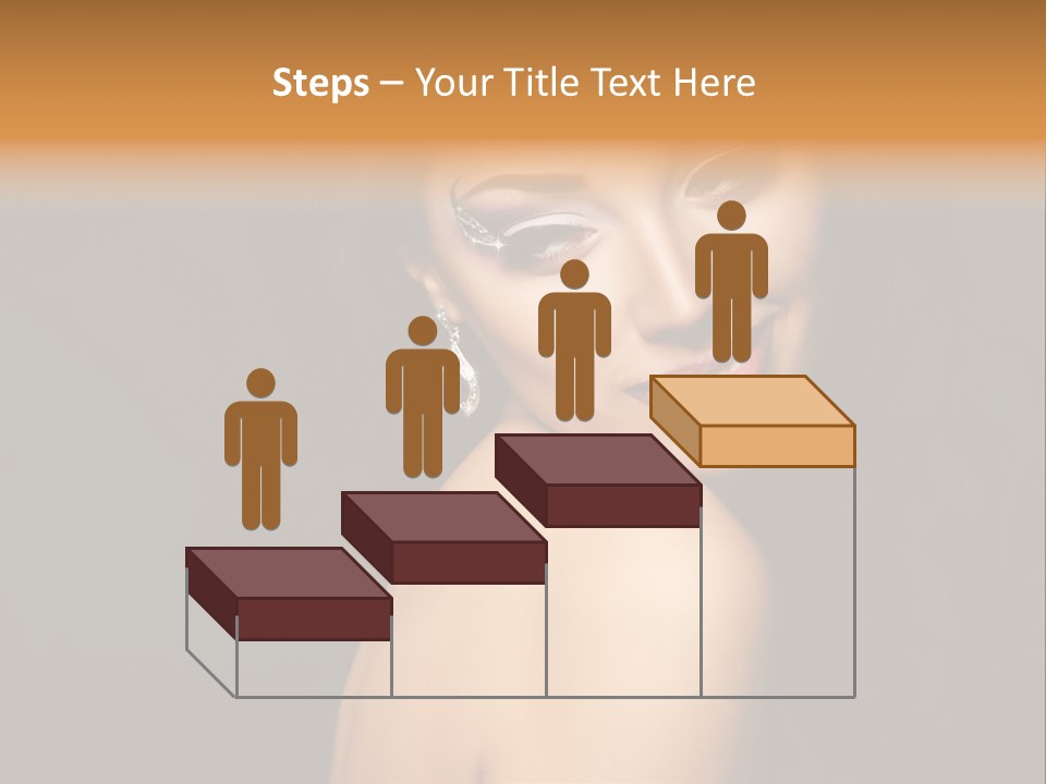 People Brunette Fresh PowerPoint Template