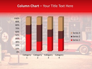 Red Revival Highway PowerPoint Template
