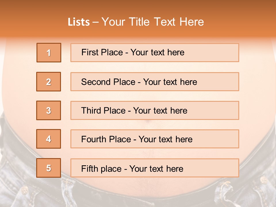 Stomachache Abdomen Young PowerPoint Template