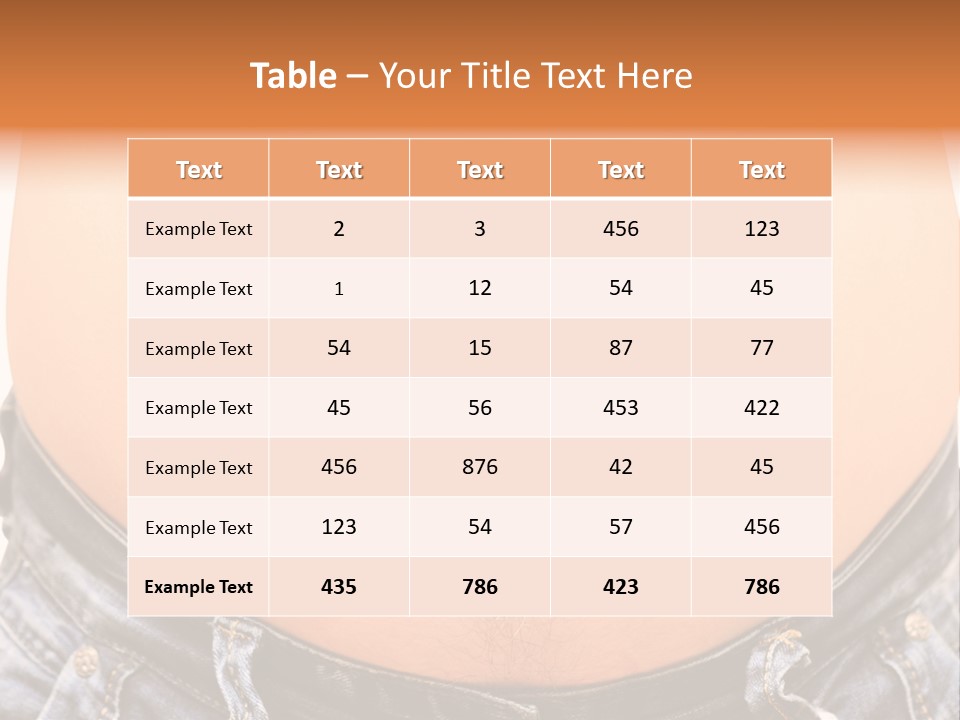 Stomachache Abdomen Young PowerPoint Template