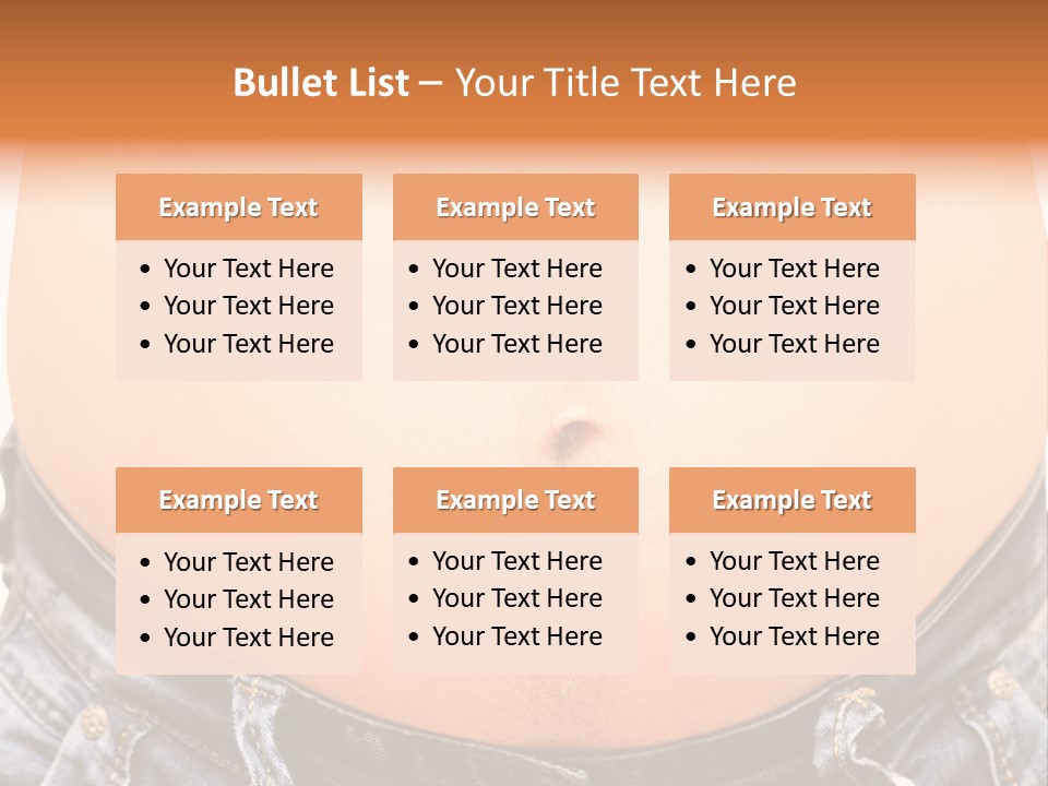 Stomachache Abdomen Young PowerPoint Template