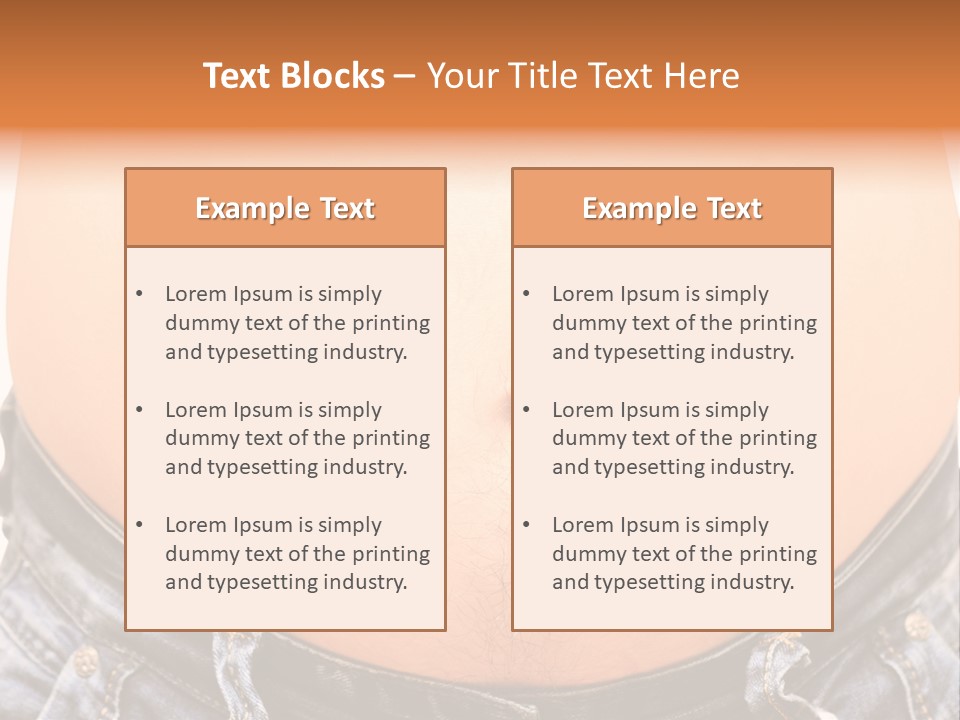 Stomachache Abdomen Young PowerPoint Template
