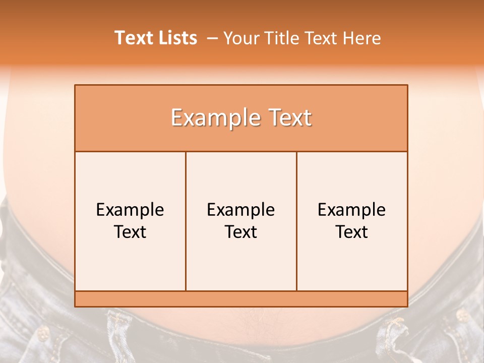 Stomachache Abdomen Young PowerPoint Template