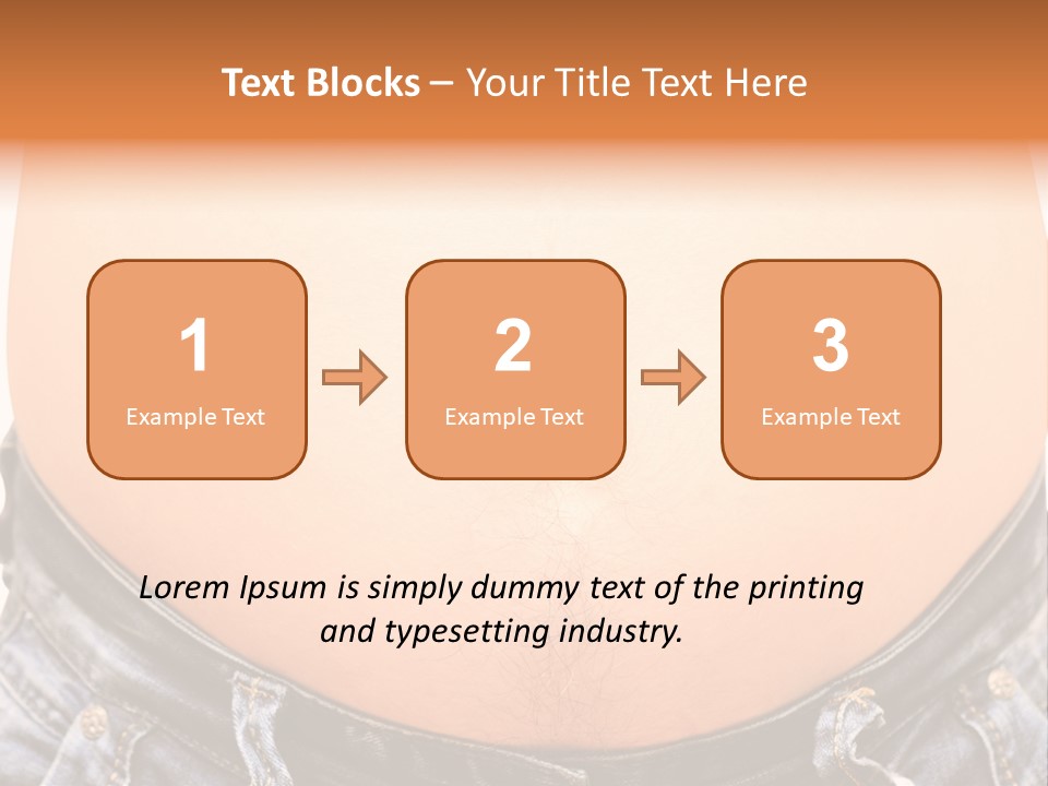 Stomachache Abdomen Young PowerPoint Template