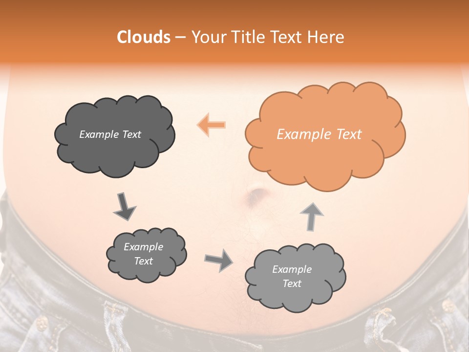 Stomachache Abdomen Young PowerPoint Template
