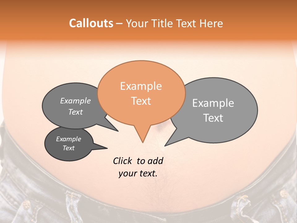 Stomachache Abdomen Young PowerPoint Template