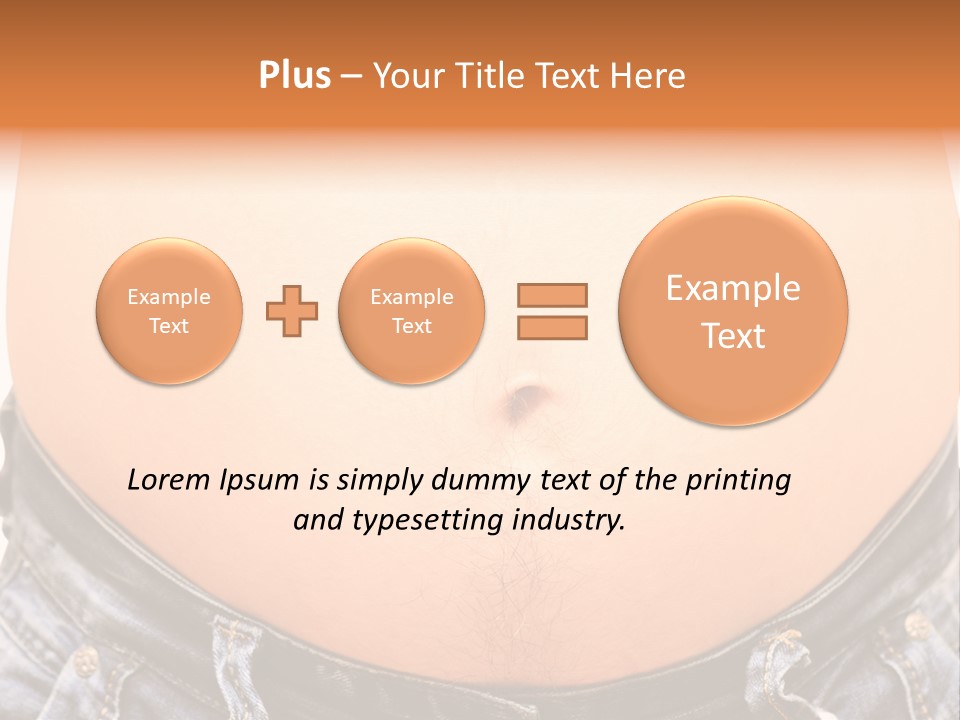 Stomachache Abdomen Young PowerPoint Template