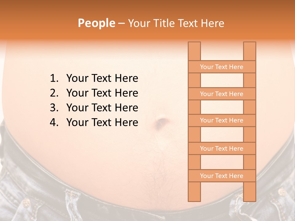 Stomachache Abdomen Young PowerPoint Template