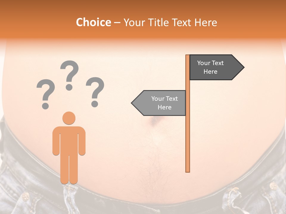 Stomachache Abdomen Young PowerPoint Template