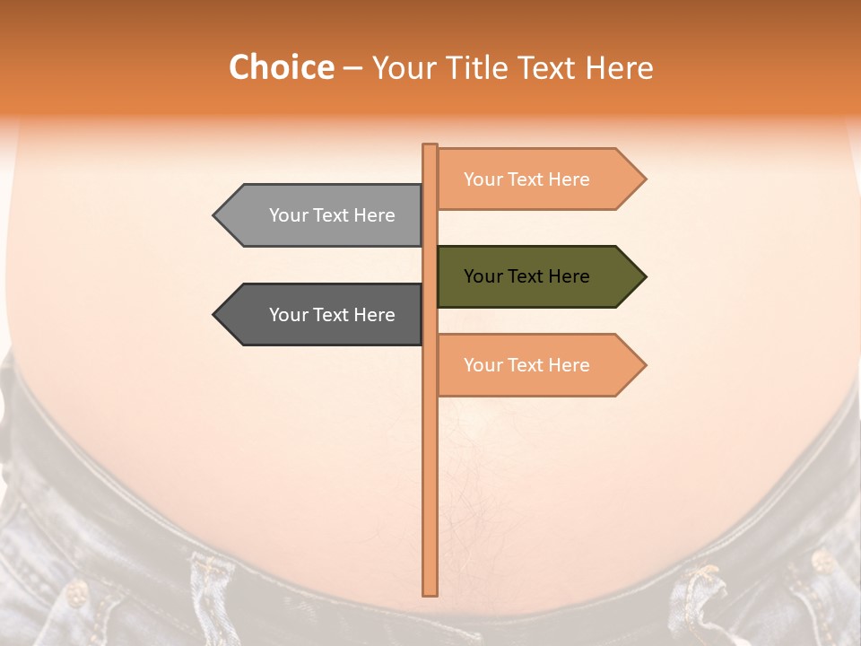Stomachache Abdomen Young PowerPoint Template