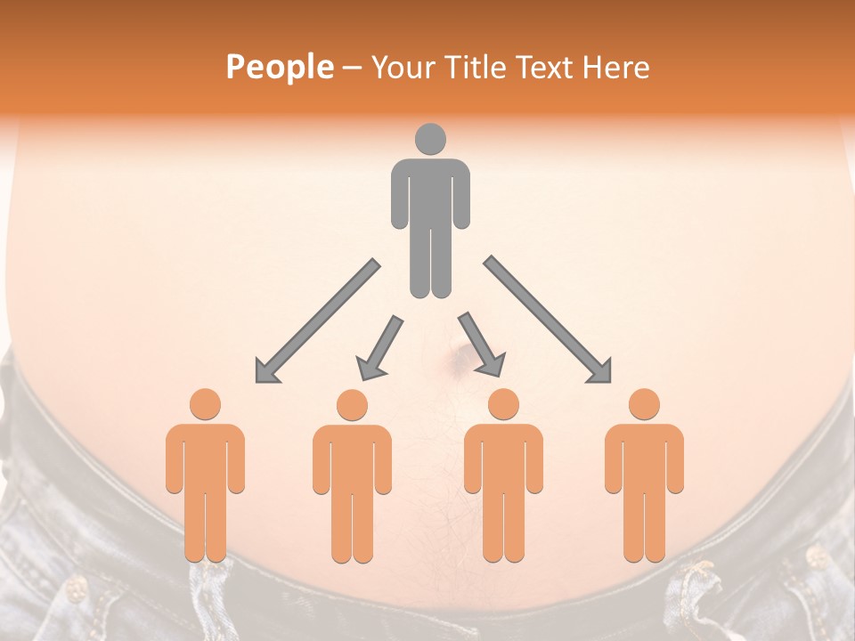 Stomachache Abdomen Young PowerPoint Template