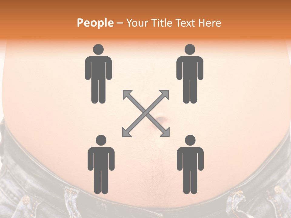 Stomachache Abdomen Young PowerPoint Template