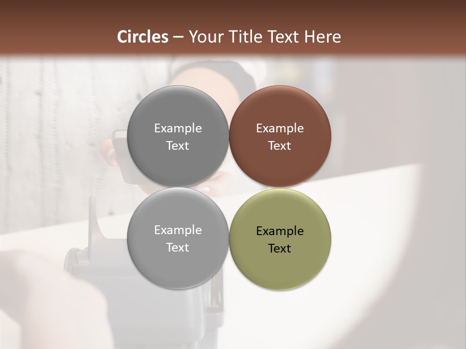Girl Card Person PowerPoint Template