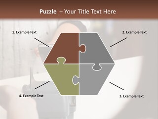 Girl Card Person PowerPoint Template