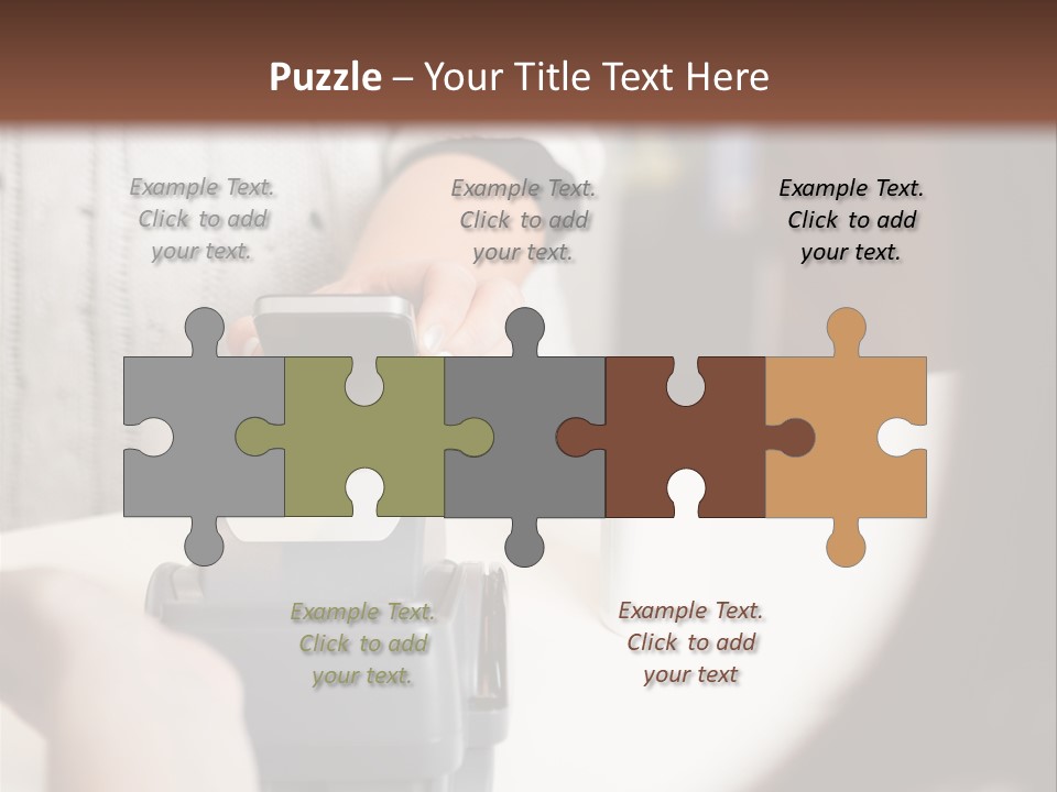 Girl Card Person PowerPoint Template