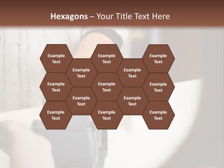 Girl Card Person PowerPoint Template