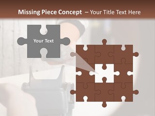 Girl Card Person PowerPoint Template