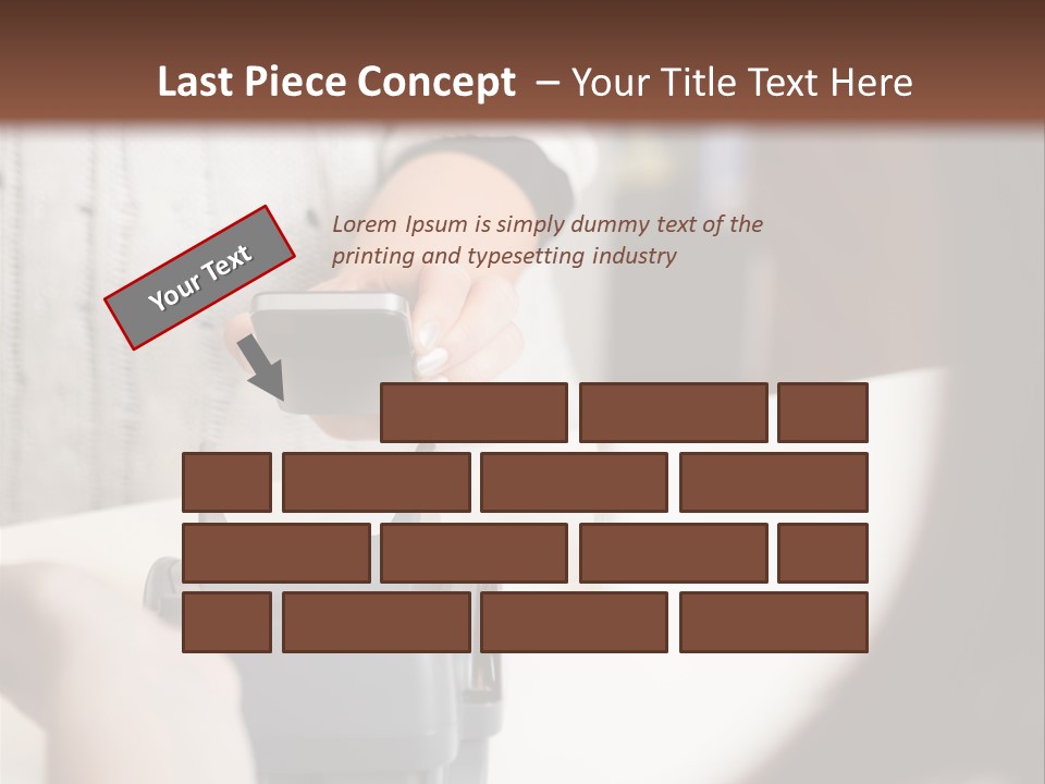 Girl Card Person PowerPoint Template
