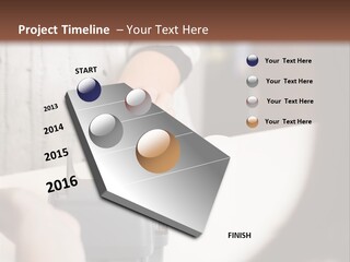 Girl Card Person PowerPoint Template