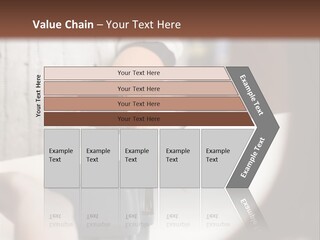 Girl Card Person PowerPoint Template