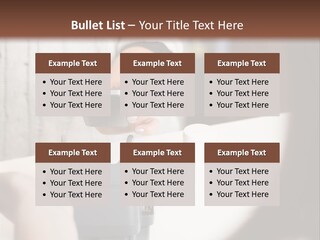 Girl Card Person PowerPoint Template