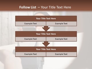Girl Card Person PowerPoint Template