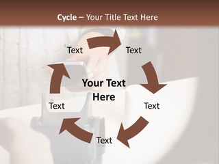 Girl Card Person PowerPoint Template