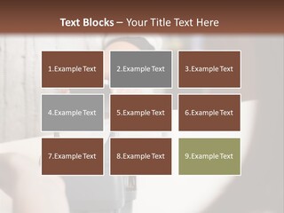Girl Card Person PowerPoint Template