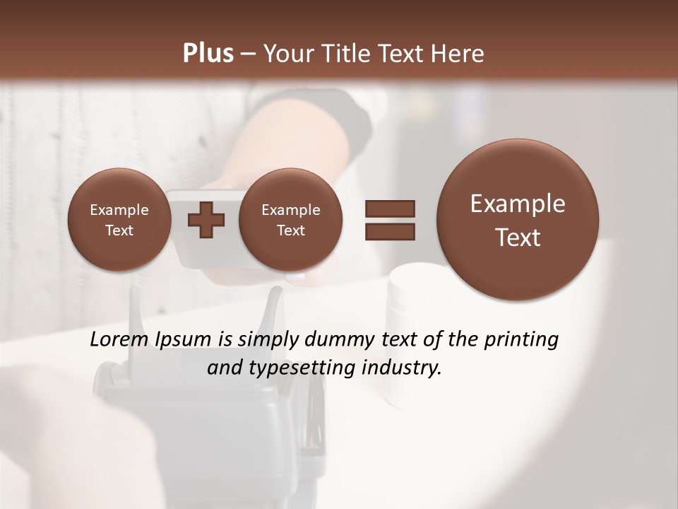 Girl Card Person PowerPoint Template
