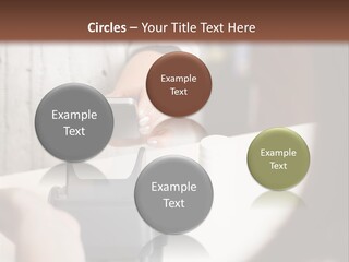 Girl Card Person PowerPoint Template
