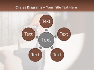 Girl Card Person PowerPoint Template