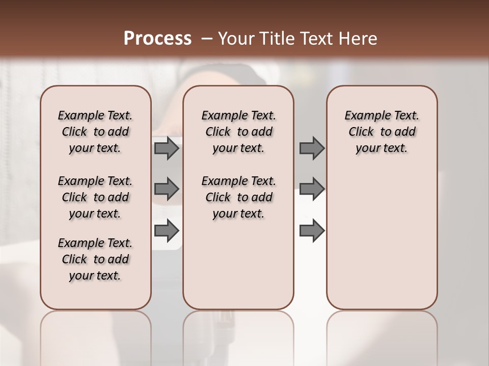 Girl Card Person PowerPoint Template