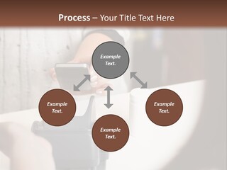 Girl Card Person PowerPoint Template