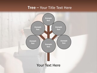 Girl Card Person PowerPoint Template