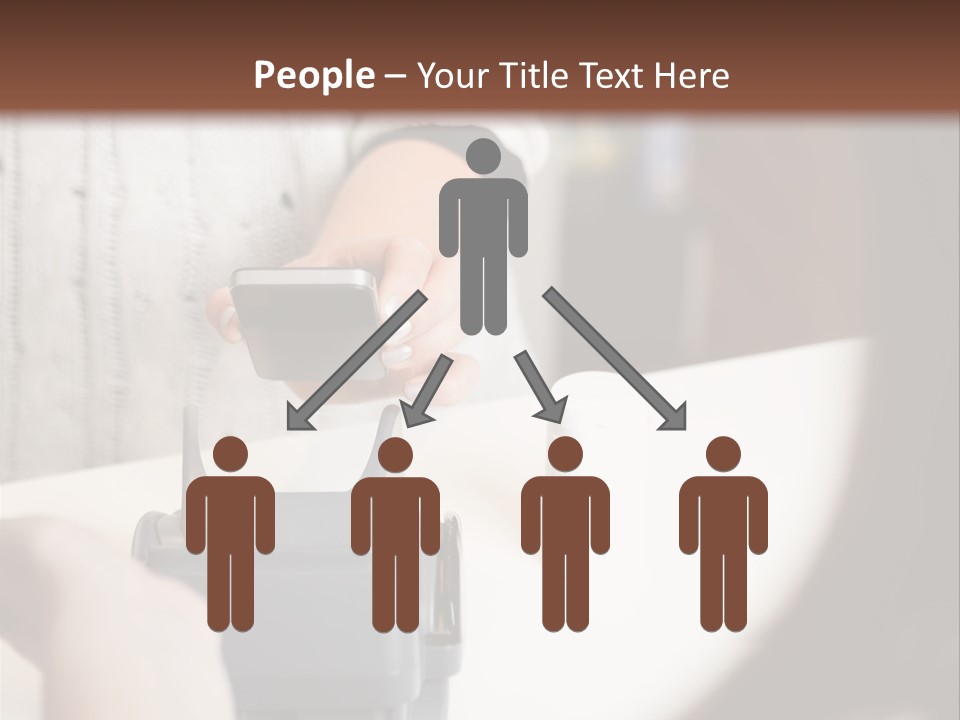 Girl Card Person PowerPoint Template