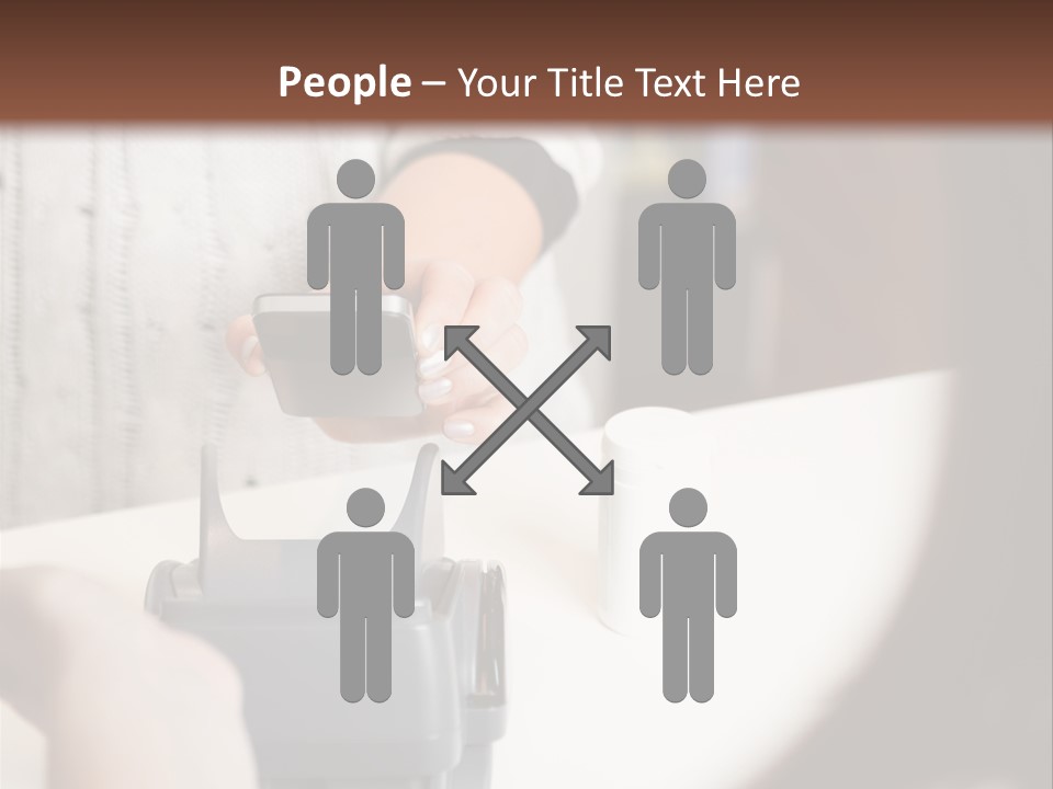 Girl Card Person PowerPoint Template