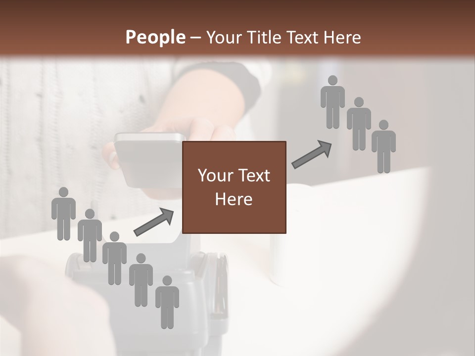 Girl Card Person PowerPoint Template
