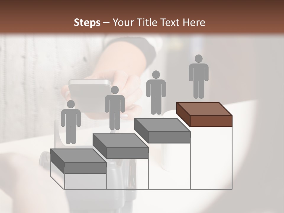Girl Card Person PowerPoint Template