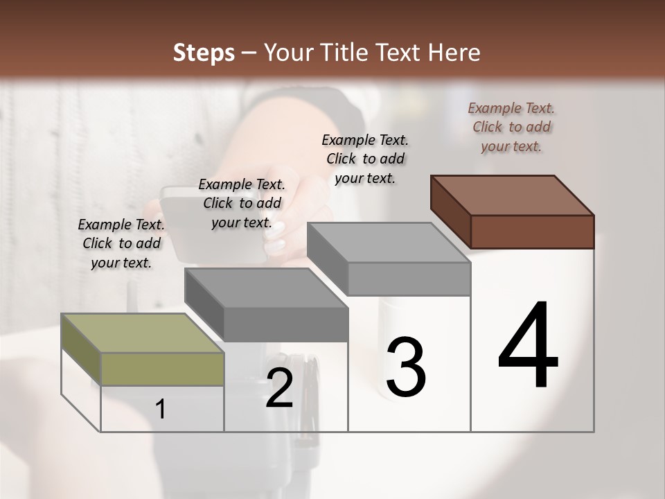 Girl Card Person PowerPoint Template
