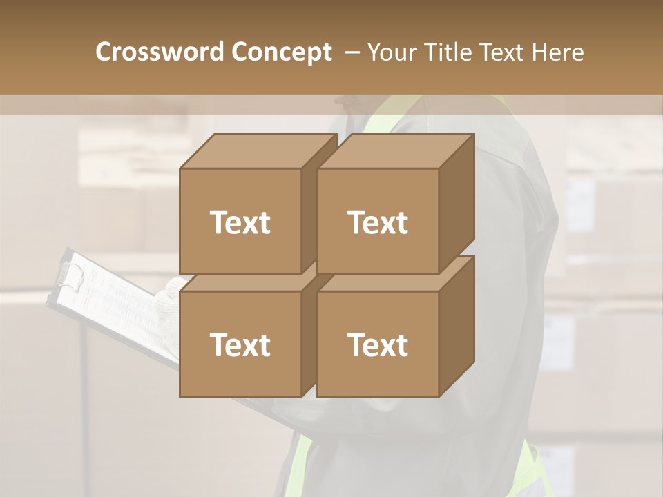 Occupation Foreman Working PowerPoint Template