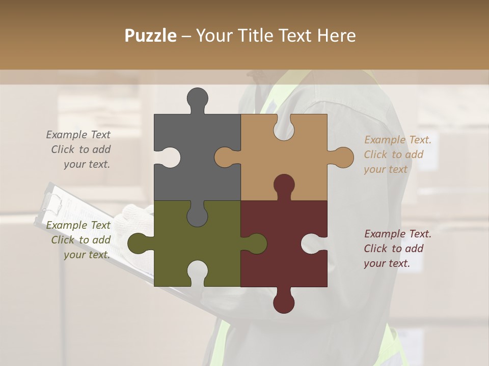 Occupation Foreman Working PowerPoint Template