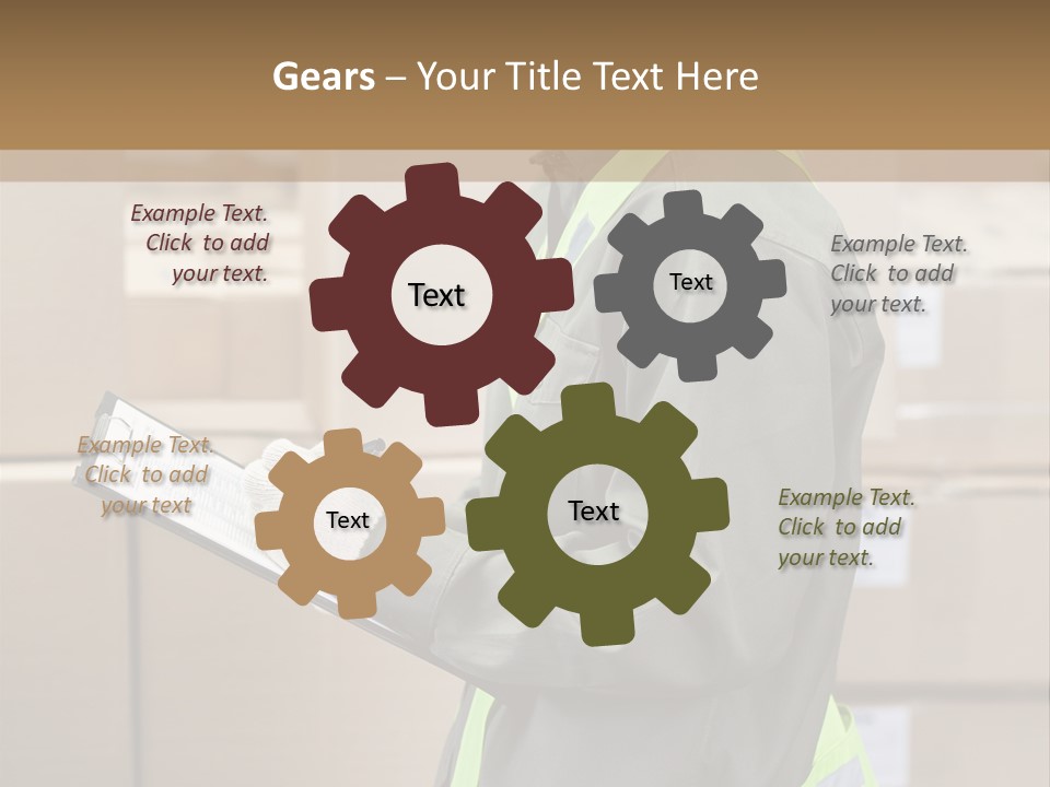 Occupation Foreman Working PowerPoint Template