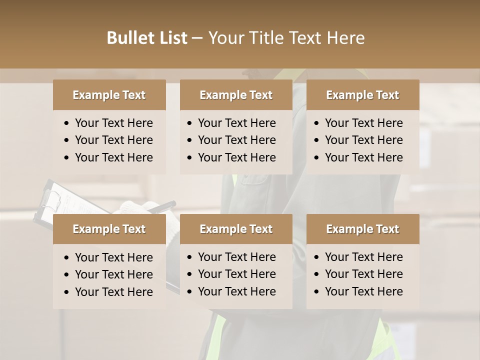 Occupation Foreman Working PowerPoint Template
