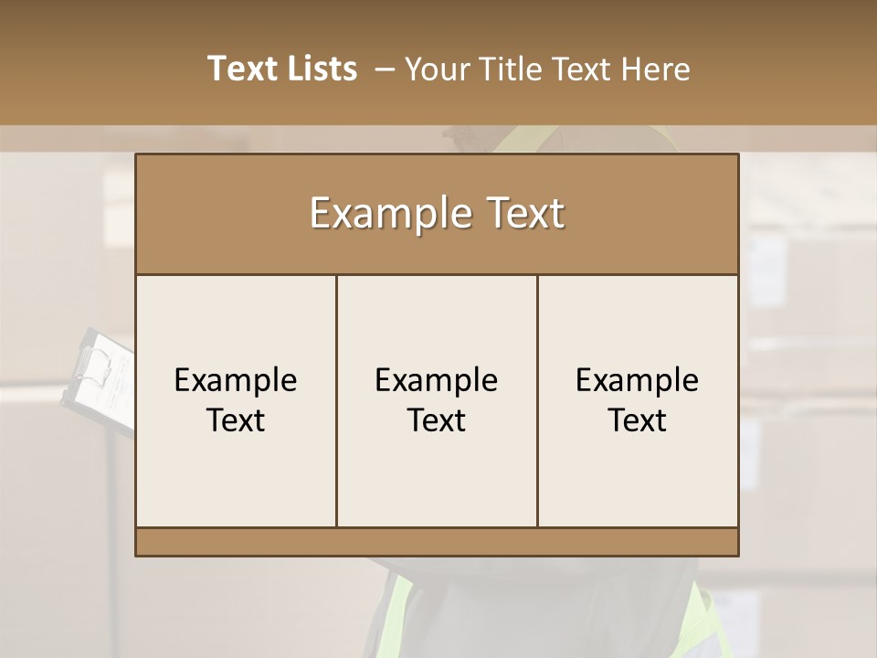 Occupation Foreman Working PowerPoint Template