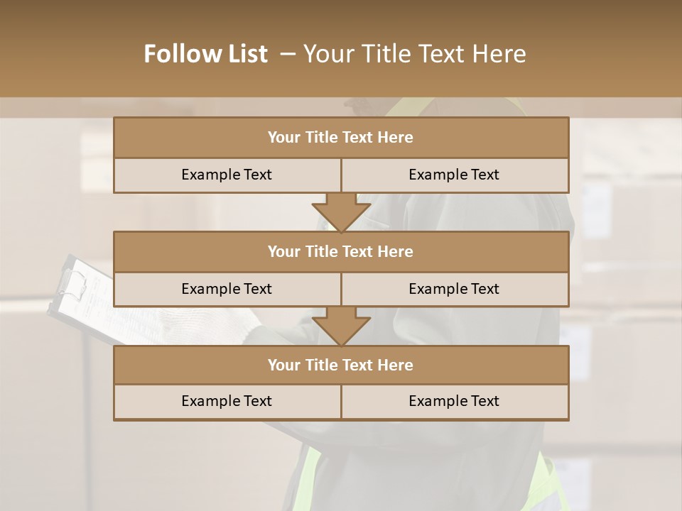 Occupation Foreman Working PowerPoint Template